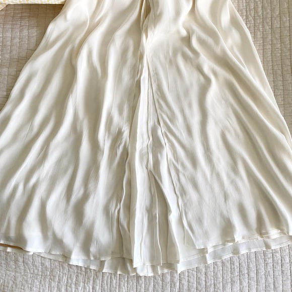 NWT Reformation Bray Dress, Ivory Wedding Dress, Twist Front Formal Gown, Size 8 - Picture 7 of 11